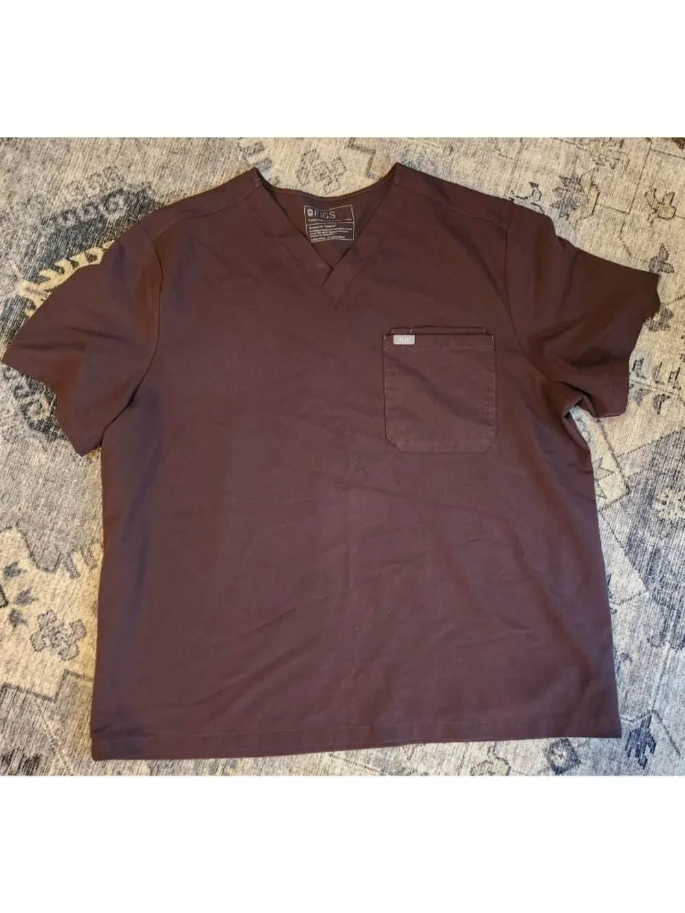 Figs Men's Sz. XXL Brown Technical Collection Top & Joggers Set EUC